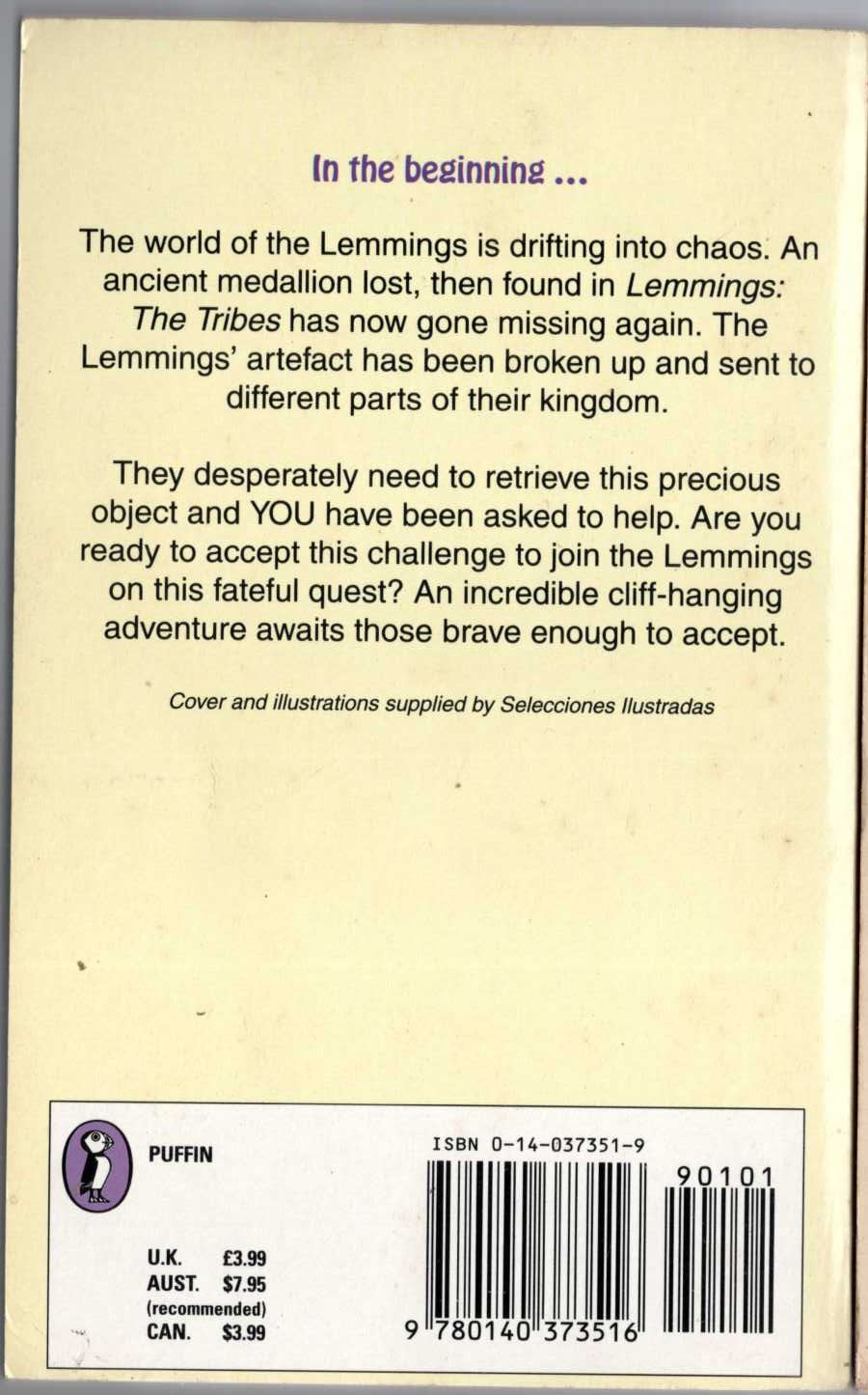 THE GENESIS QUEST magnified rear book cover image