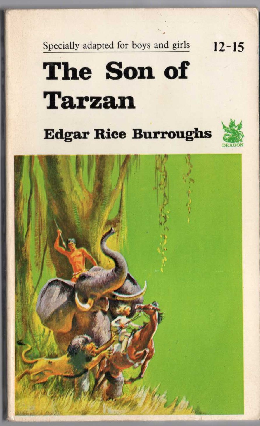 Edgar Rice Burroughs  THE SON OF TARZAN front book cover image