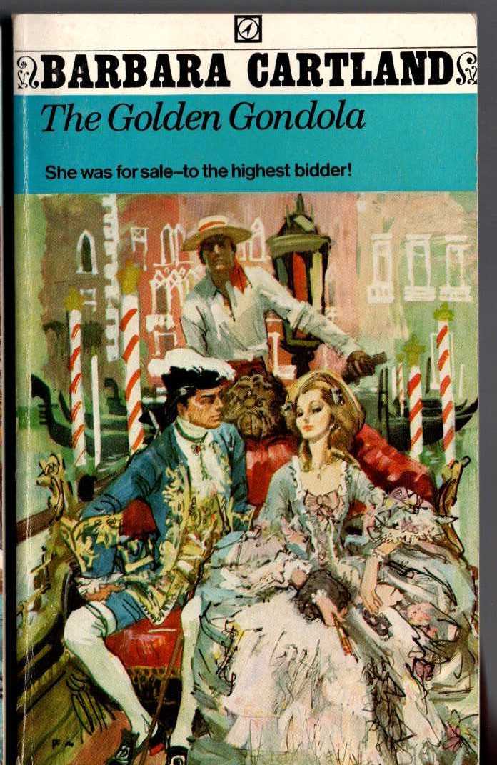 Barbara Cartland  THE GOLDEN GONDOLA front book cover image