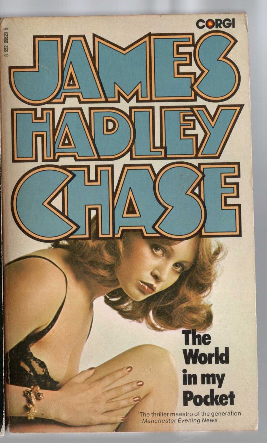 James Hadley Chase  THE WORLD IN MY POCKET front book cover image