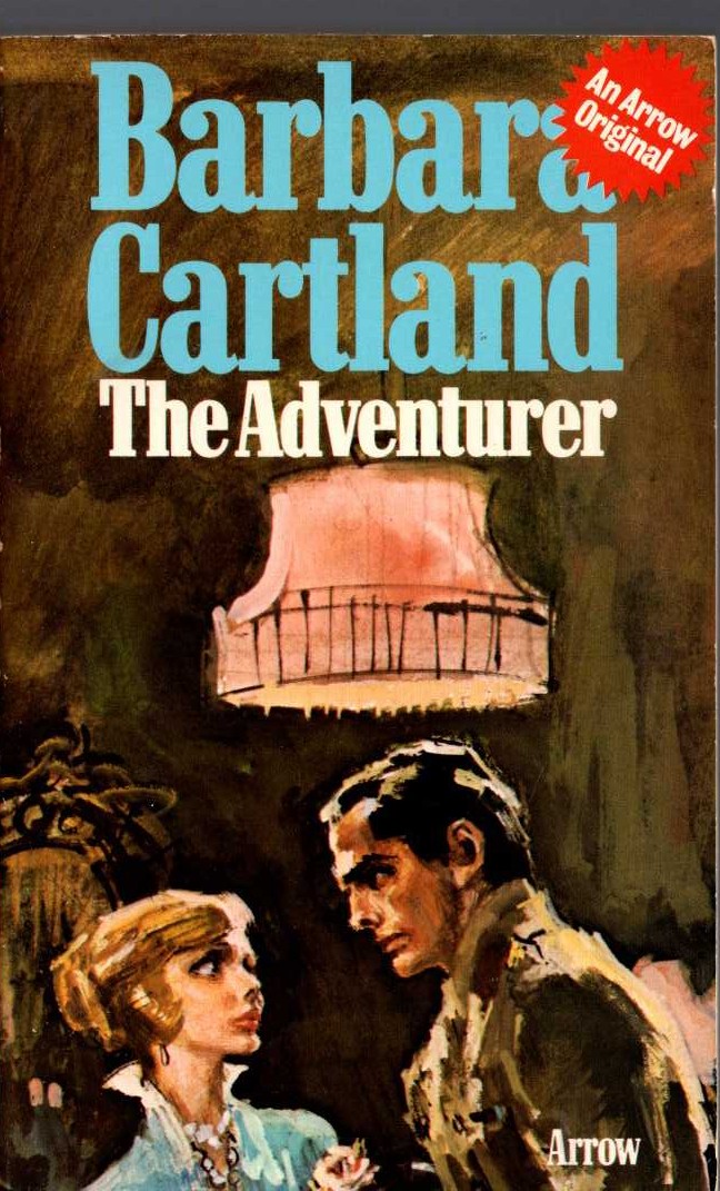 Barbara Cartland  THE ADVENTURER front book cover image