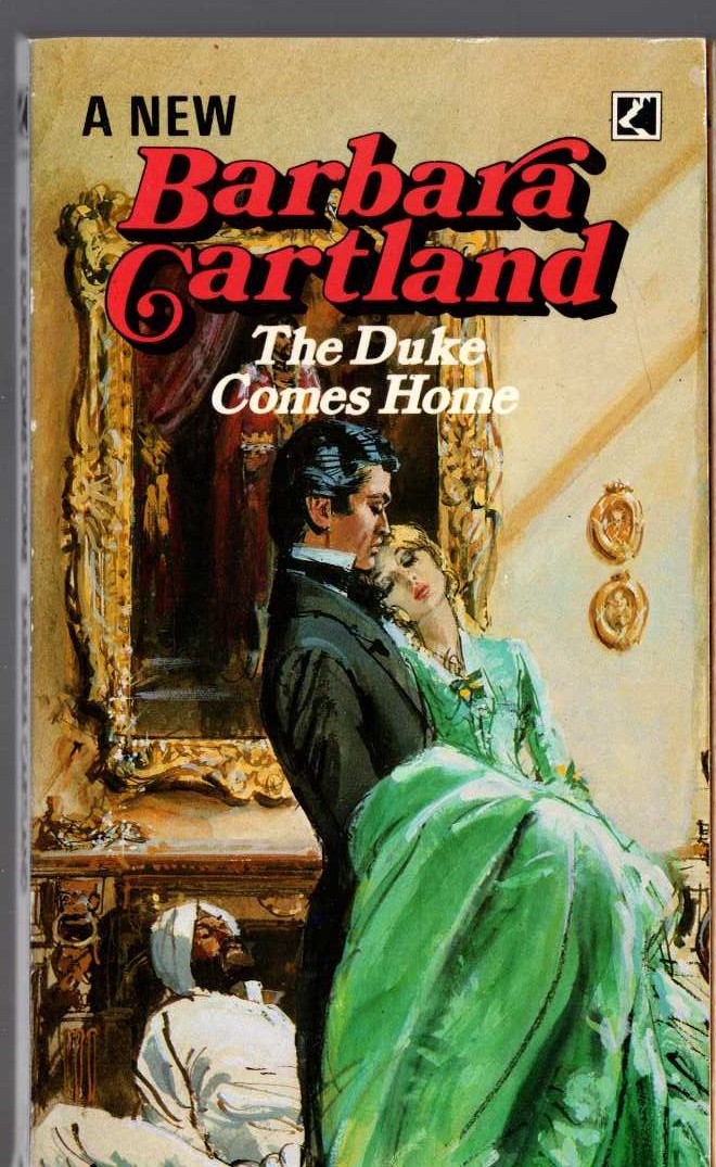 Barbara Cartland  THE DUKE COMES HOME front book cover image