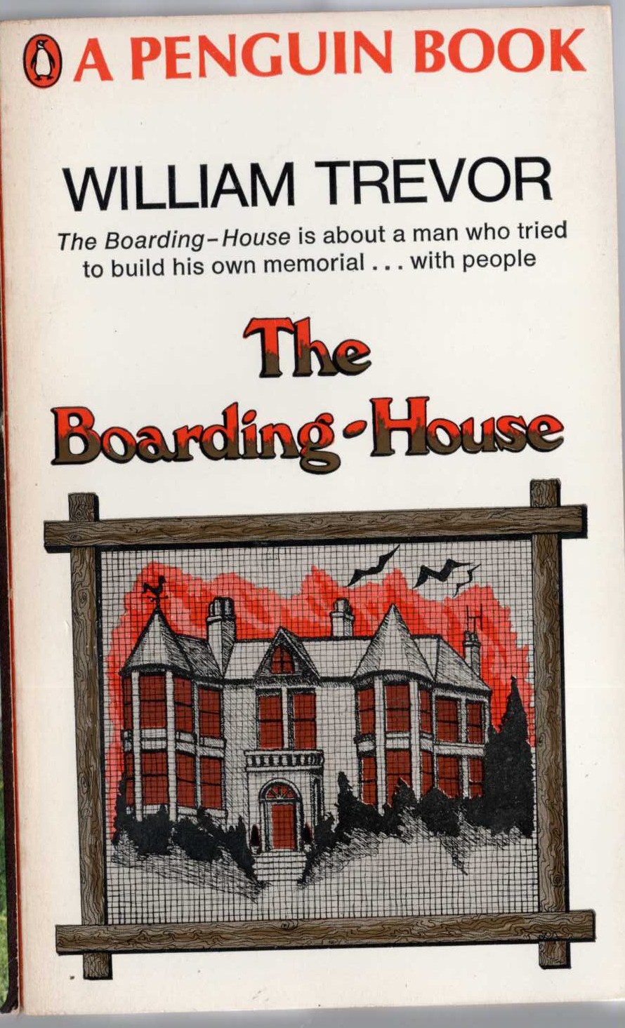 William Trevor  THE BOARDING-HOUSE front book cover image