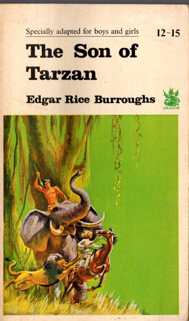 Edgar Rice Burroughs  THE SON OF TARZAN front book cover image