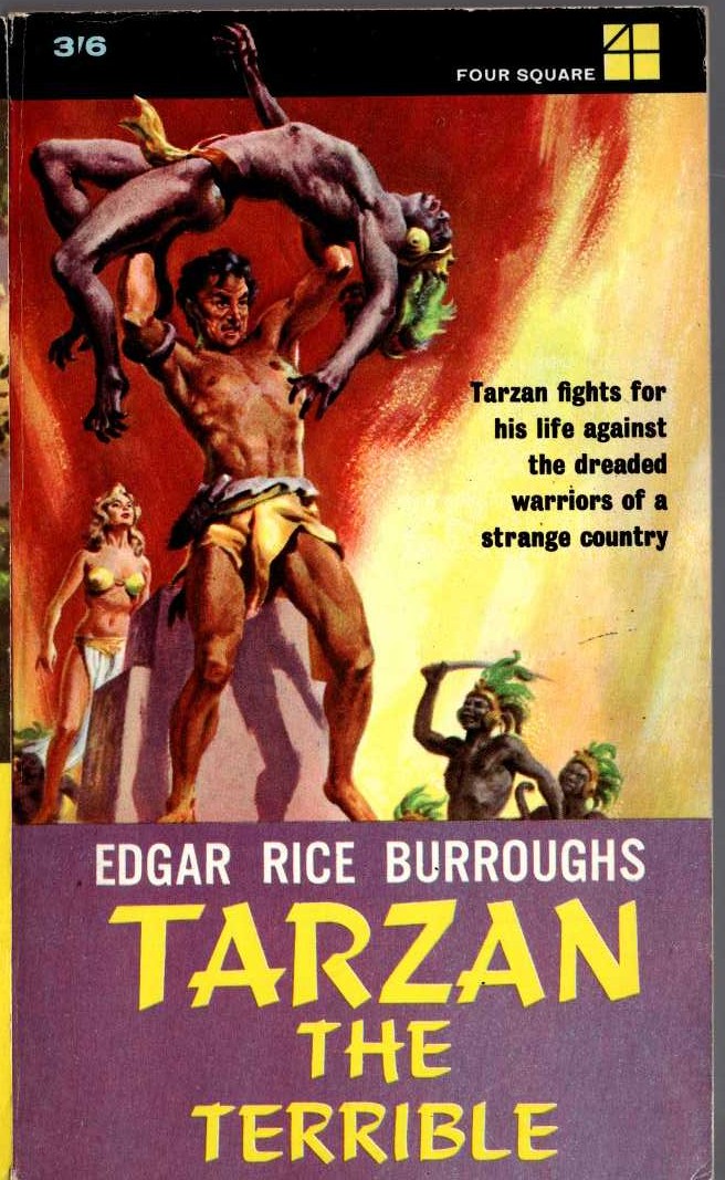 Edgar Rice Burroughs  TARZAN THE TERRIBLE front book cover image