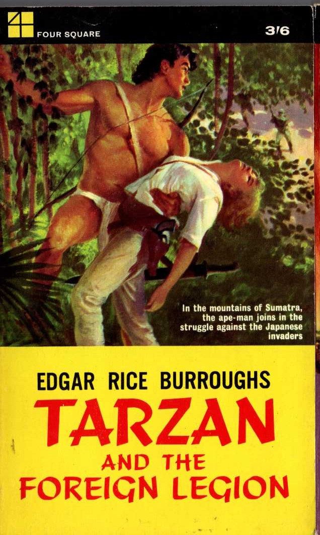 Edgar Rice Burroughs  TARZAN AND THE FOREIGN LEGION front book cover image