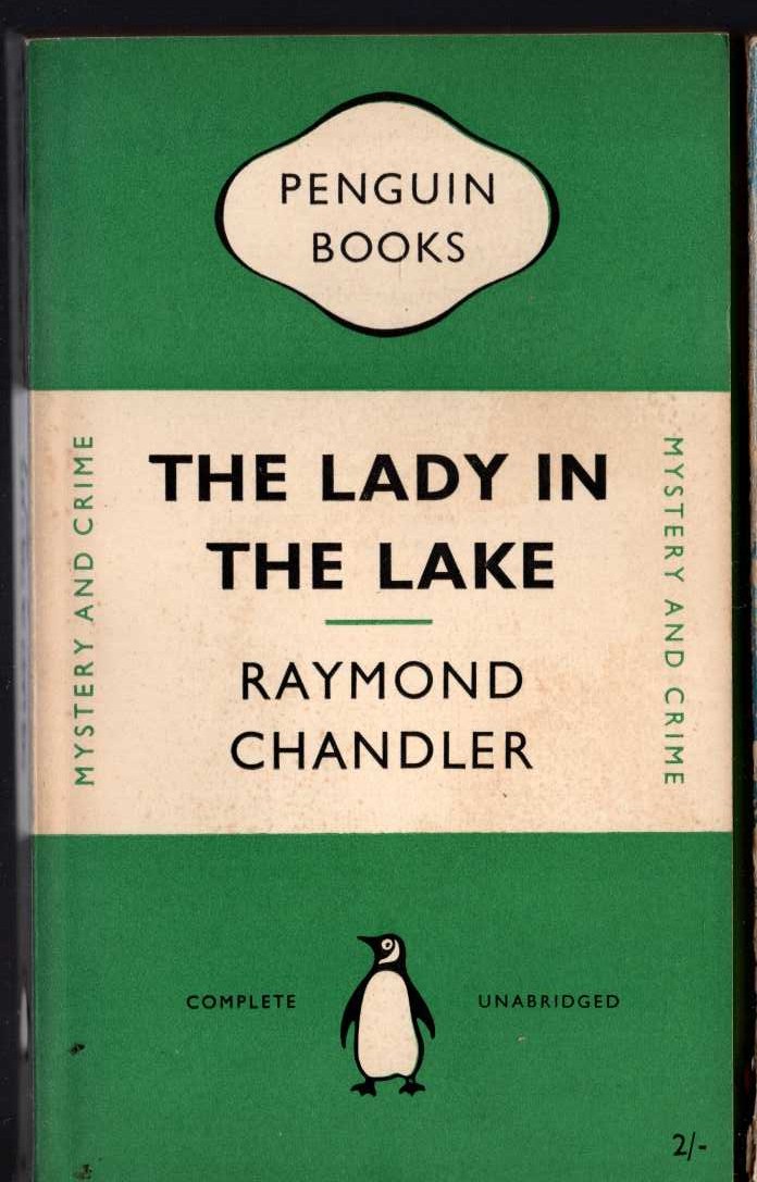 Raymond Chandler  THE LADY IN THE LAKE front book cover image