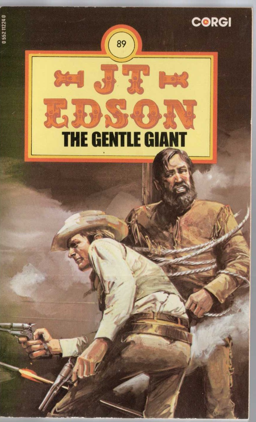 J.T. Edson  THE GENTLE GIANT front book cover image
