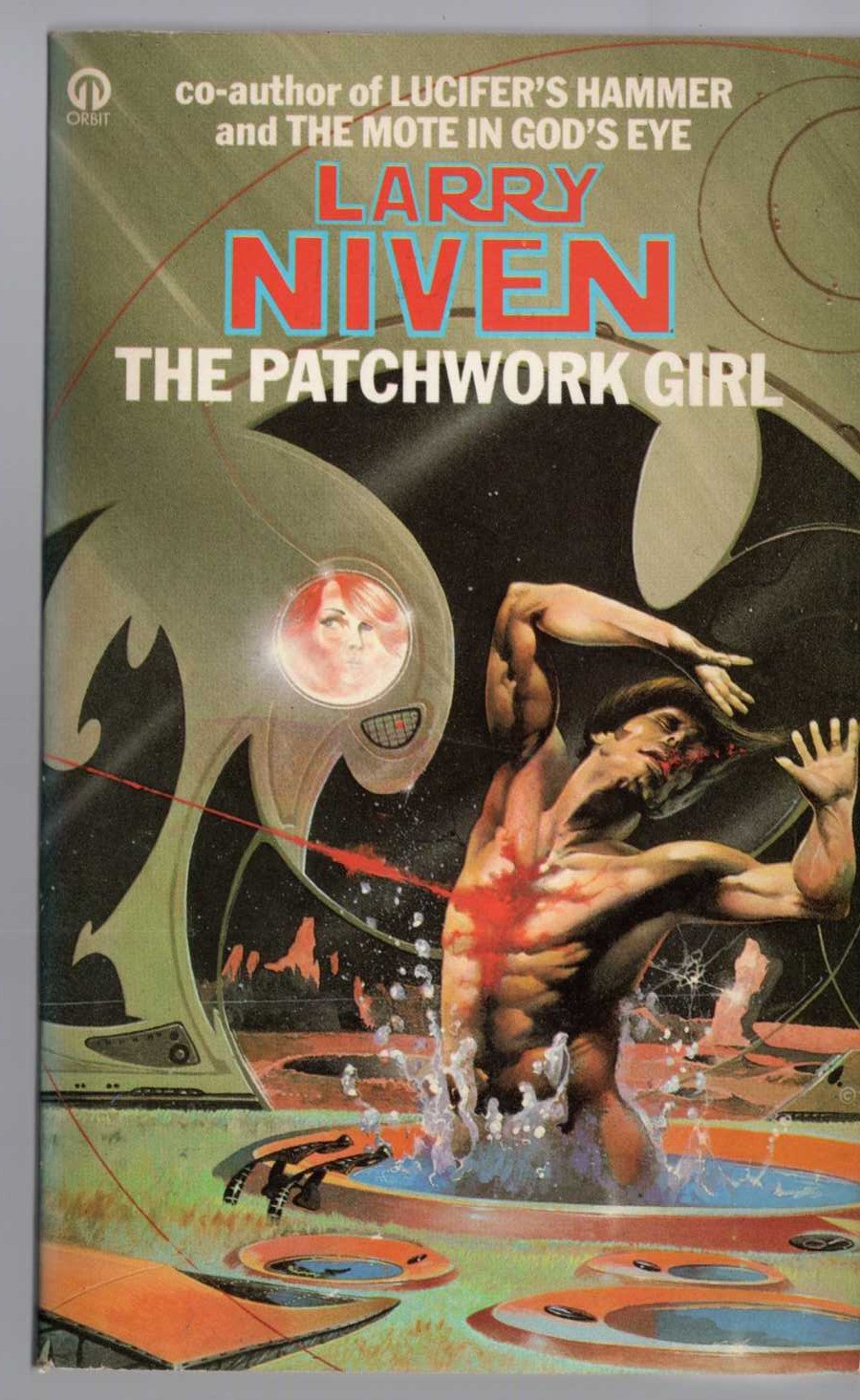 Larry Niven  THE PATCHWORK GIRL front book cover image