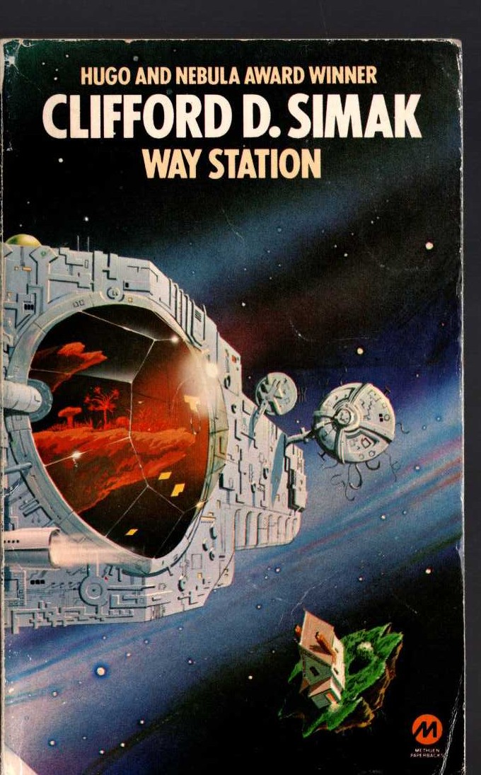 Clifford D. Simak  WAY STATION front book cover image