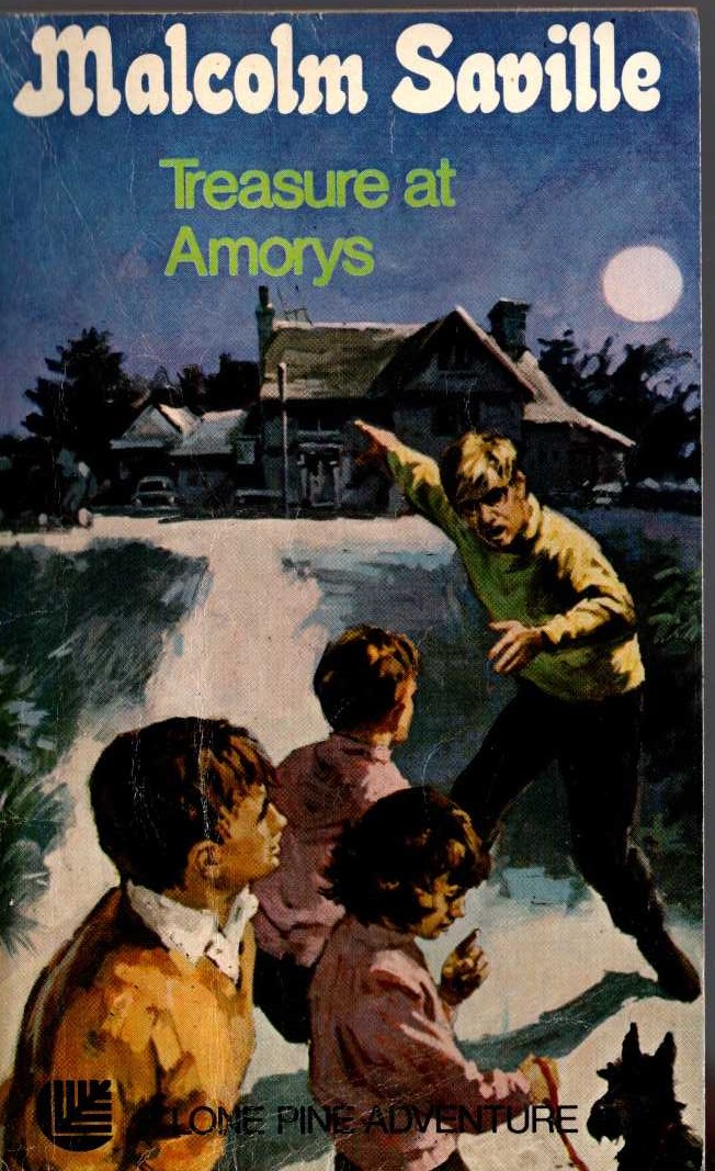 Malcolm Saville  TREASURE AT AMORYS front book cover image