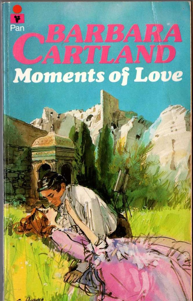 Barbara Cartland  MOMENTS OF LOVE front book cover image
