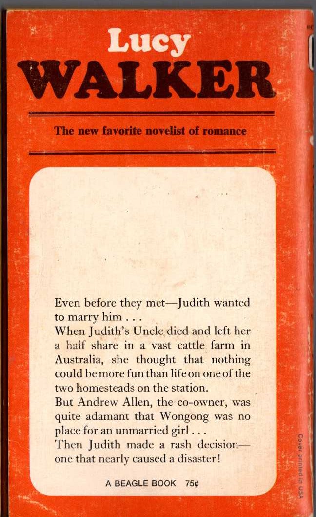 Lucy Walker  KINGDOM OF THE HEART magnified rear book cover image