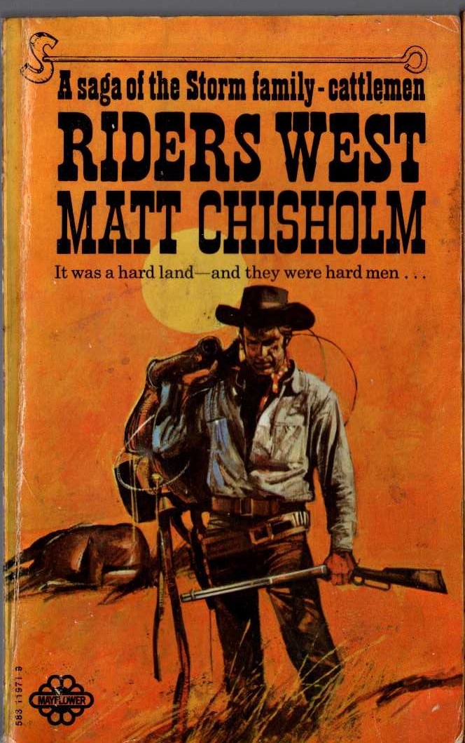 Matt Chisholm  RIDERS WEST front book cover image