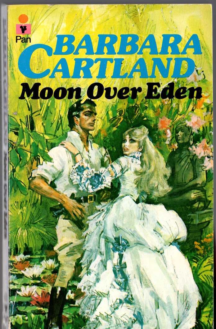 Barbara Cartland  MOON OVER EDEN front book cover image