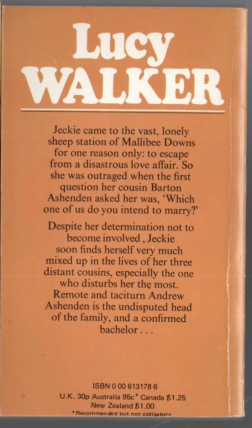 Lucy Walker  THE MOUNTAIN THAT WENT TO THE SEA magnified rear book cover image
