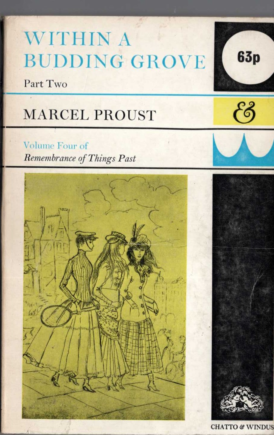 Marcel Proust  WITHIN A BUDDING GROVE. Part Two front book cover image