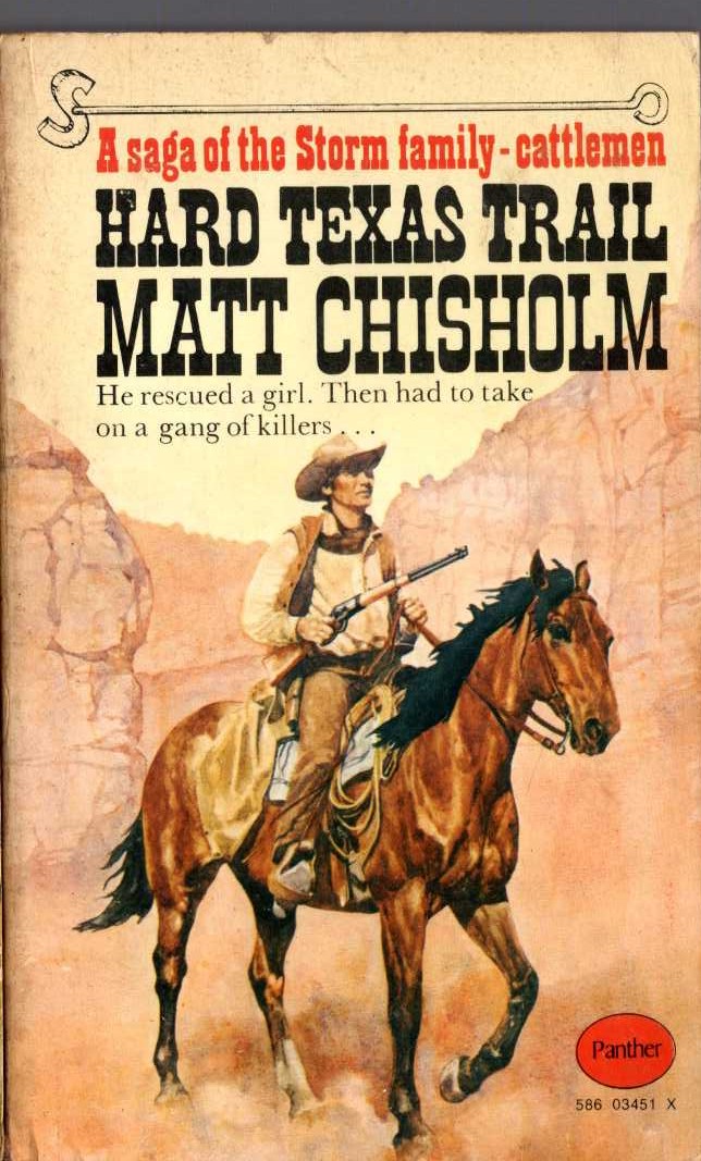 Matt Chisholm  HARD TEXAS TRAIL front book cover image
