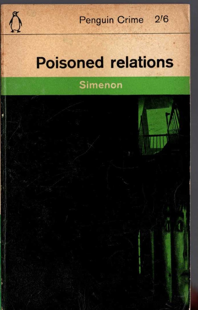 Georges Simenon  POISONED RELATIONS front book cover image