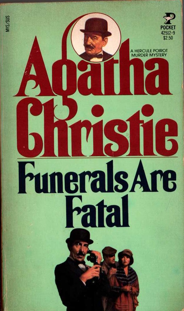 Agatha Christie  FUNERALS ARE FATAL [U.K. AFTER THE FUNERAL] front book cover image