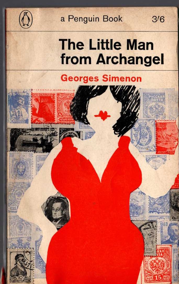 Georges Simenon  THE LITTLE MAN FROM ARCHANGEL front book cover image