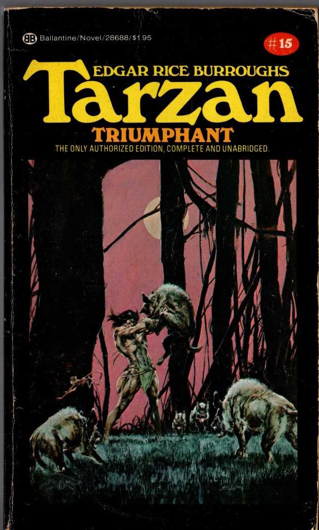 Edgar Rice Burroughs  TARZAN TRIUMPHANT front book cover image
