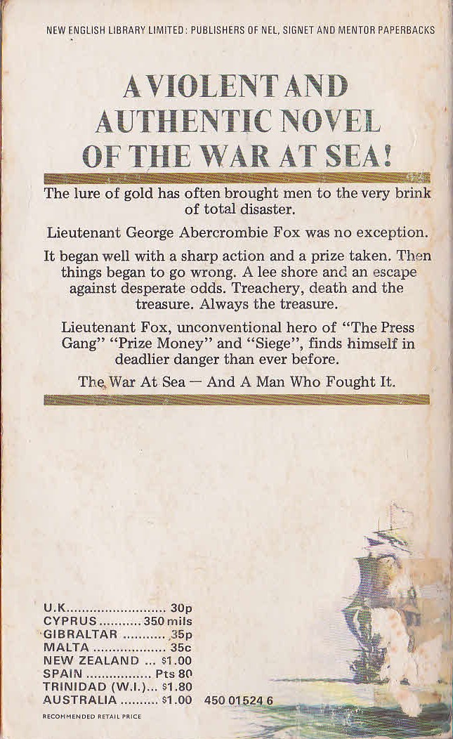 Adam Hardy  FOX 4: TREASURE magnified rear book cover image