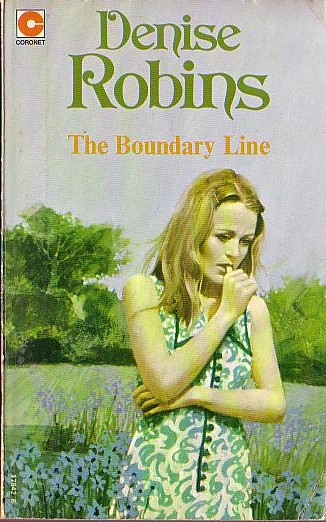 Denise Robins  THE BOUNDARY LINE front book cover image