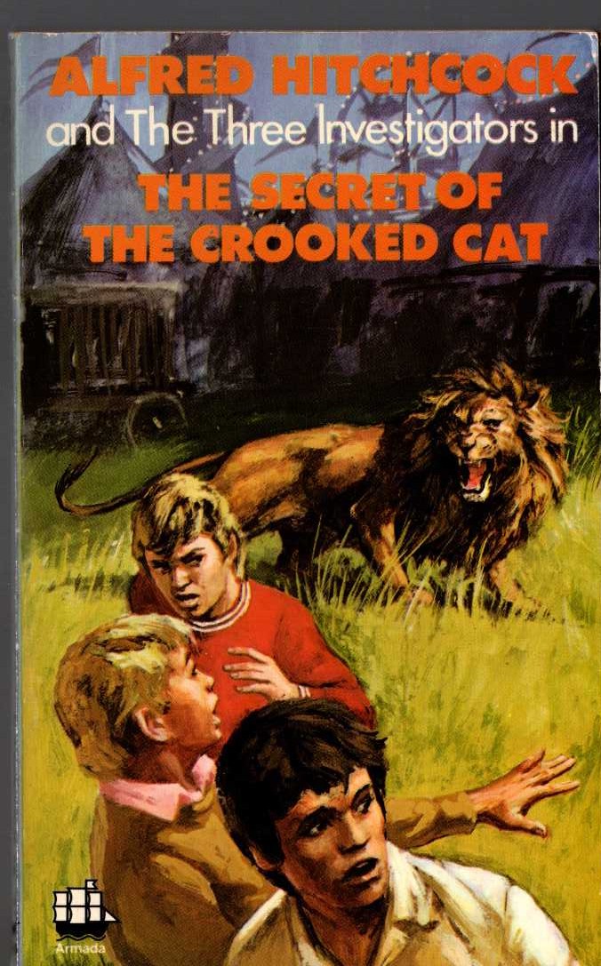 Alfred Hitchcock (introduces_The_Three_Investigators) THE SECRET OF THE CROOKED CAT front book cover image
