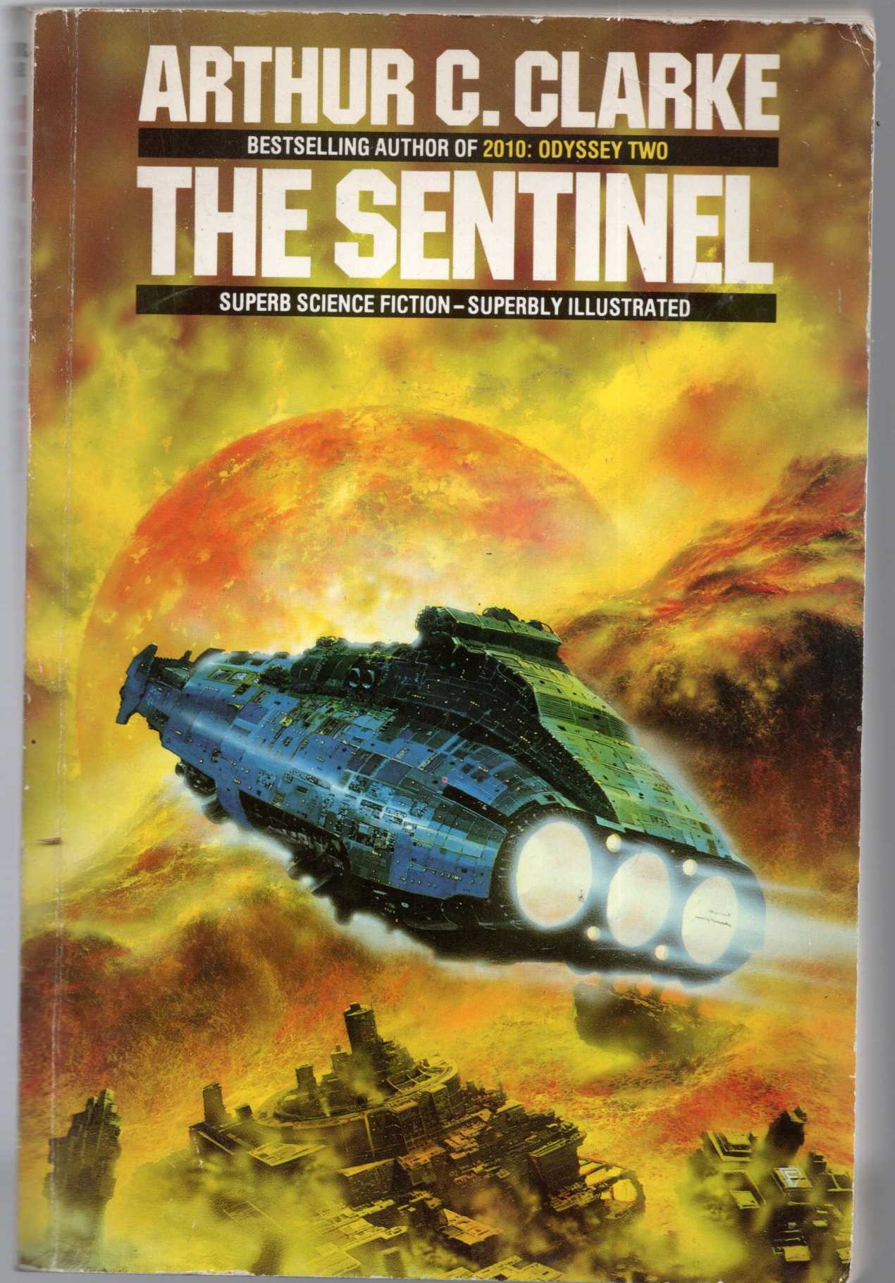 Arthur C. Clarke  THE SENTINEL front book cover image