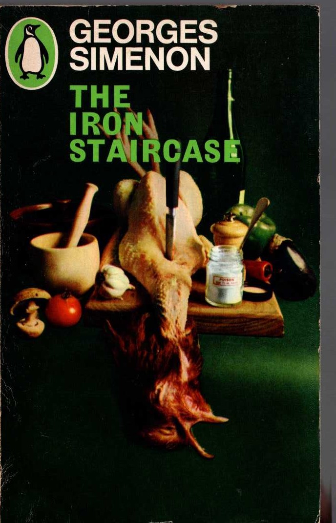 Georges Simenon  THE IRON STAIRCASE front book cover image