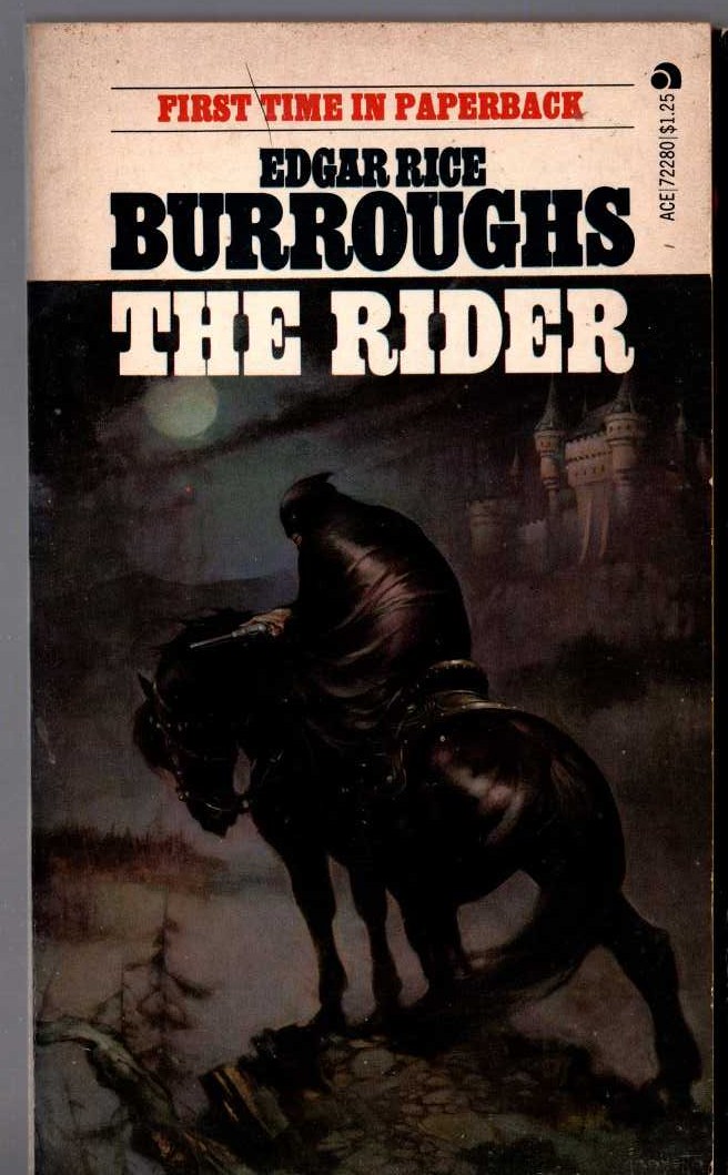 Edgar Rice Burroughs  THE RIDER front book cover image