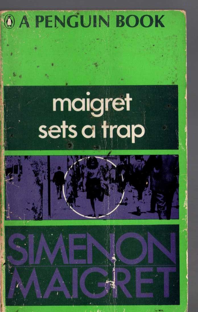 Georges Simenon  MAIGRET SETS A TRAP front book cover image