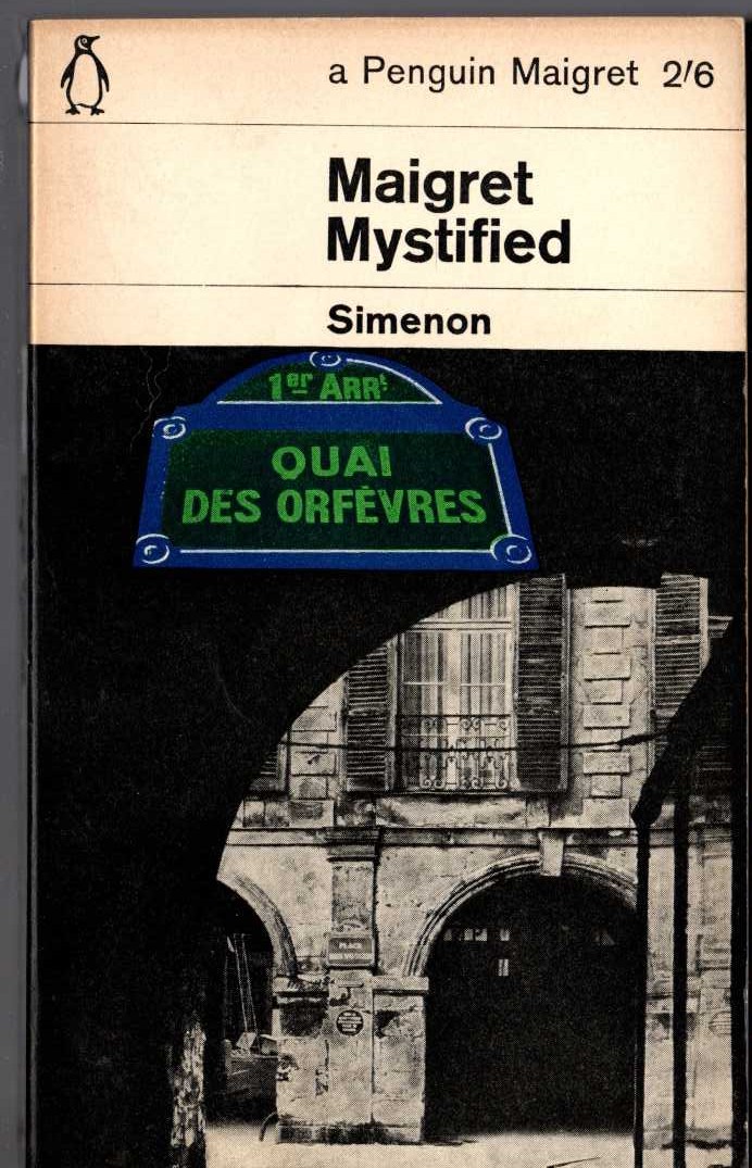 Georges Simenon  MAIGRET MYSTIFIED front book cover image