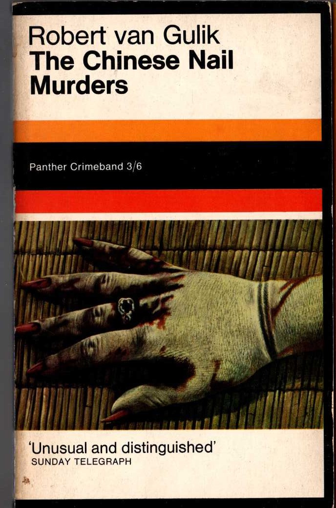 Robert van Gulik  THE CHINESE NAIL MURDERS front book cover image