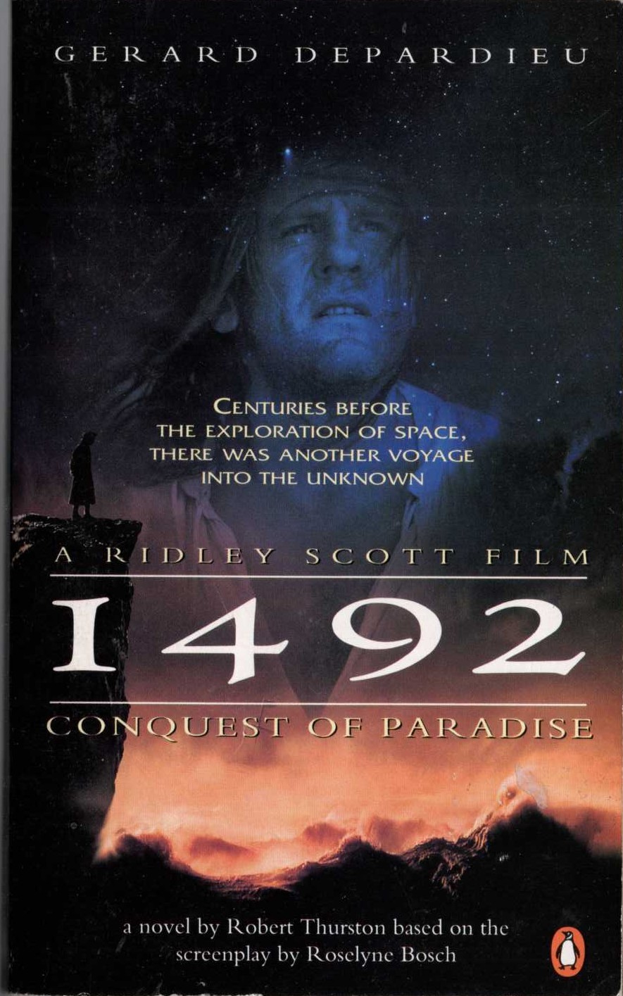 Gerard Depardieu  1492: CONQUEST OF PARADISE (Arman Assante & Sigourney Weaver) front book cover image