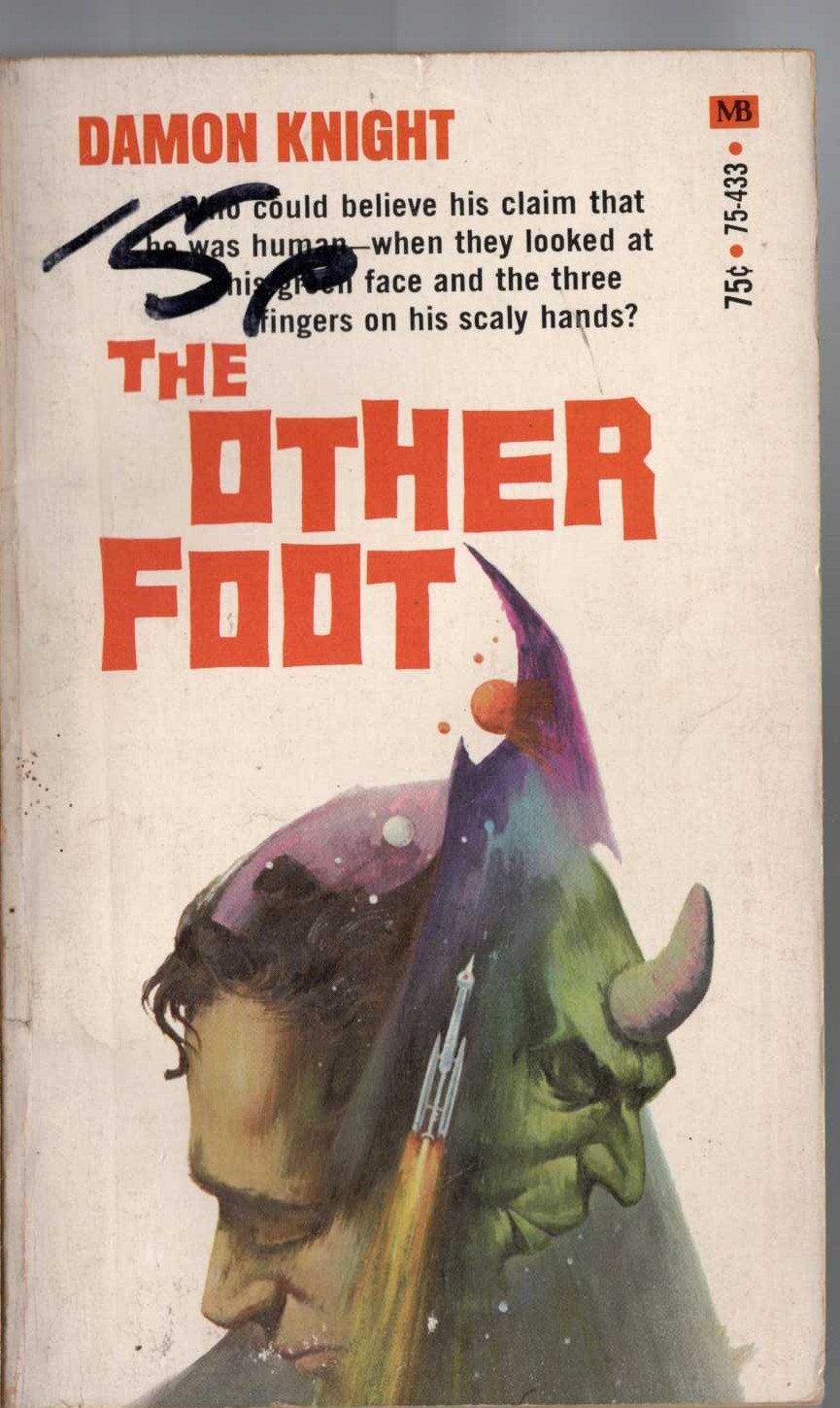 Damon Knight  THE OTHER FOOT front book cover image
