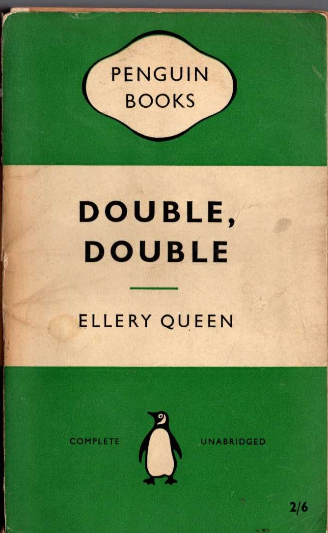 Ellery Queen  DOUBLE, DOUBLE front book cover image