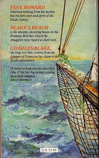 Catherine Gaskin  BLAKE'S REACH magnified rear book cover image