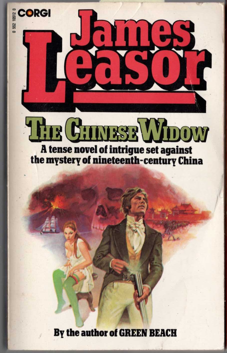 James Leasor  THE CHINESE WIDOW front book cover image