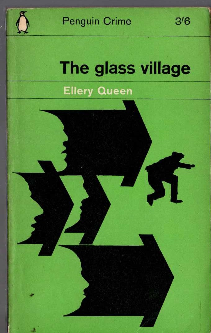Ellery Queen  THE GLASS VILLAGE front book cover image