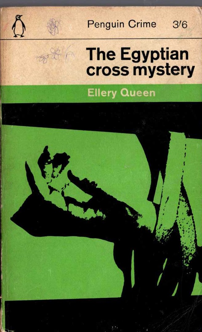 Ellery Queen  THE EGYPTIAN CROSS MYSTERY front book cover image