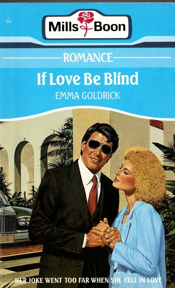 Emma Goldrick  IF LOVE BE BLIND front book cover image