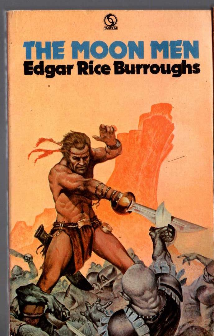 Edgar Rice Burroughs  THE MOON MEN front book cover image