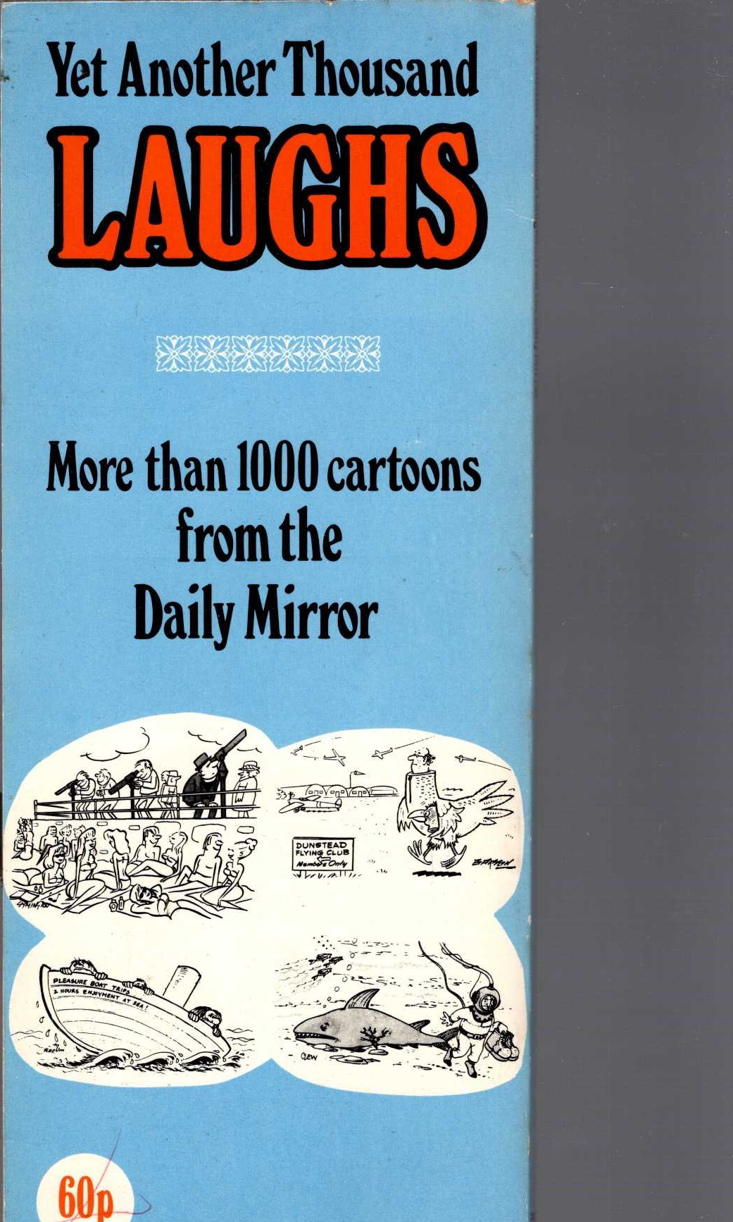 The Daily Mirror  YET ANOTHER THOUSAND LAUGHS magnified rear book cover image