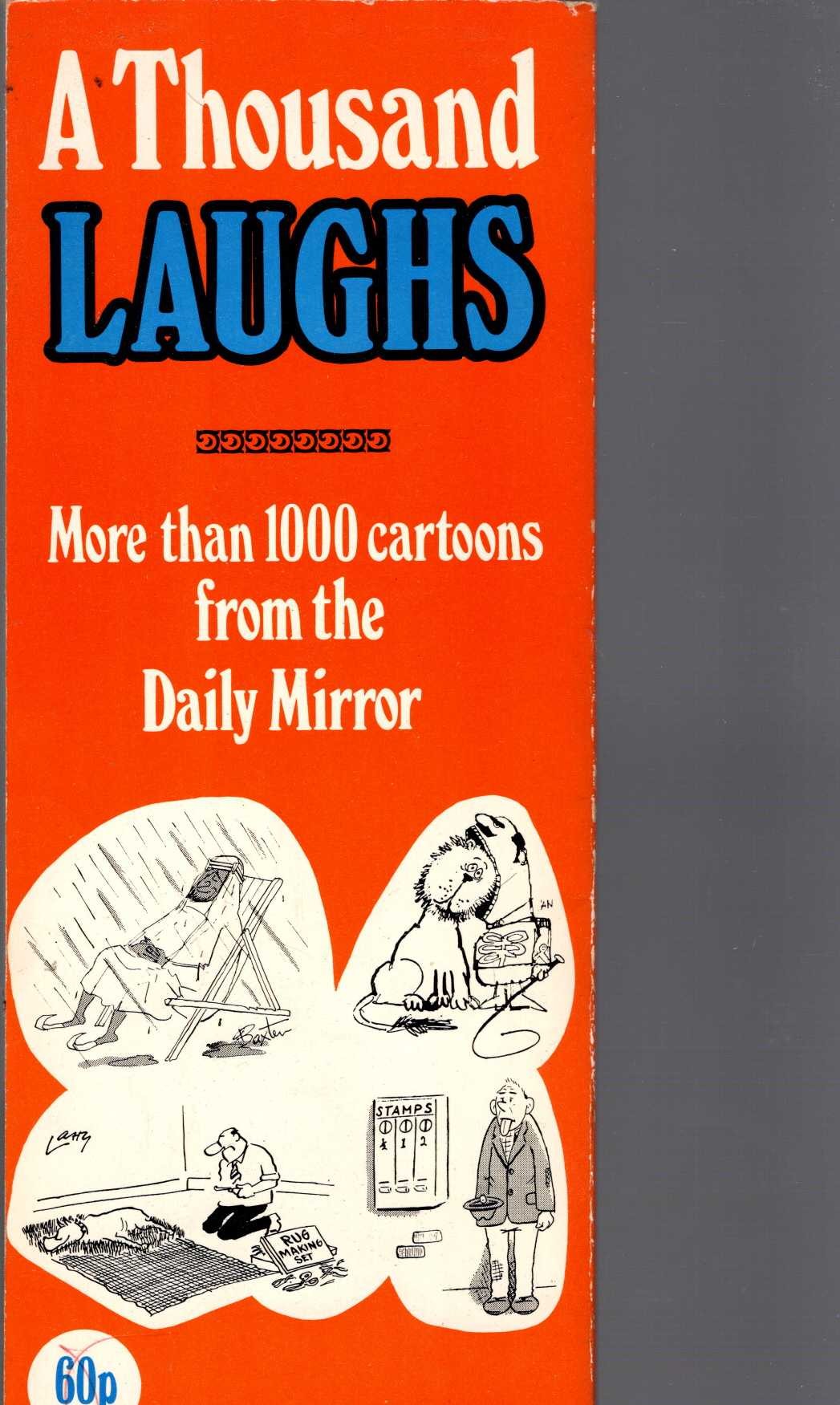 The Daily Mirror  A THOUSAND LAUGHS magnified rear book cover image