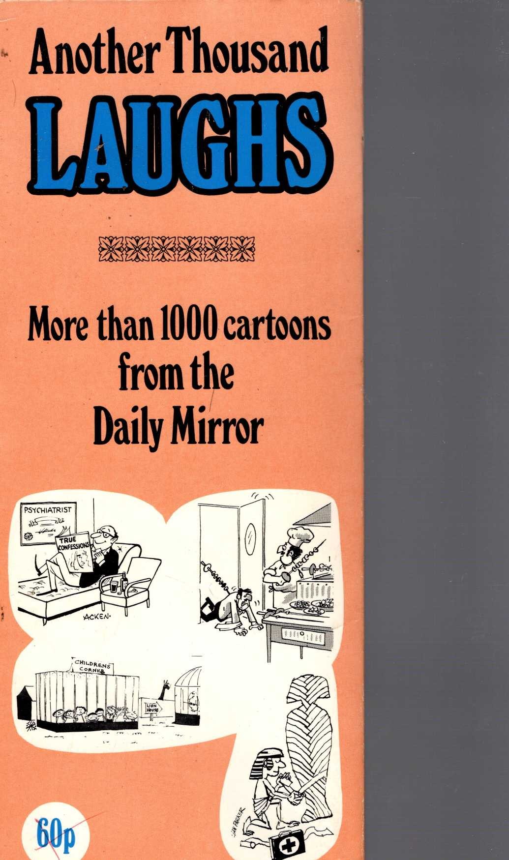 The Daily Mirror  ANOTHER THOUSAND LAUGHS magnified rear book cover image