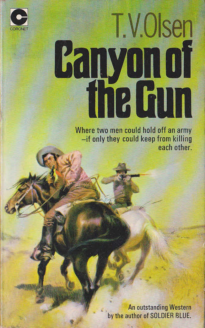 T.V. Olsen  CANYON OF THE GUN front book cover image
