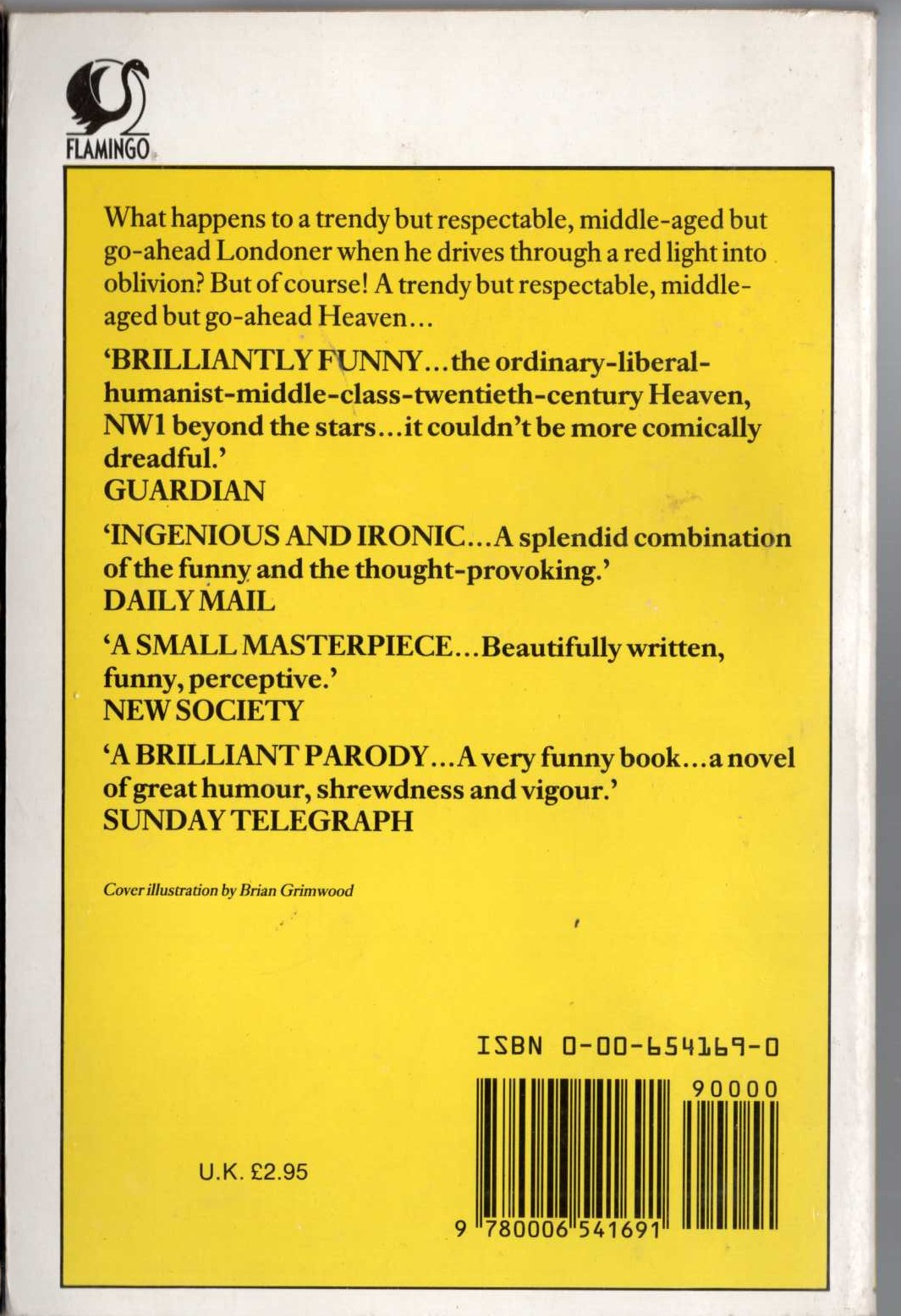 Michael Frayn  SWEET DREAMS magnified rear book cover image