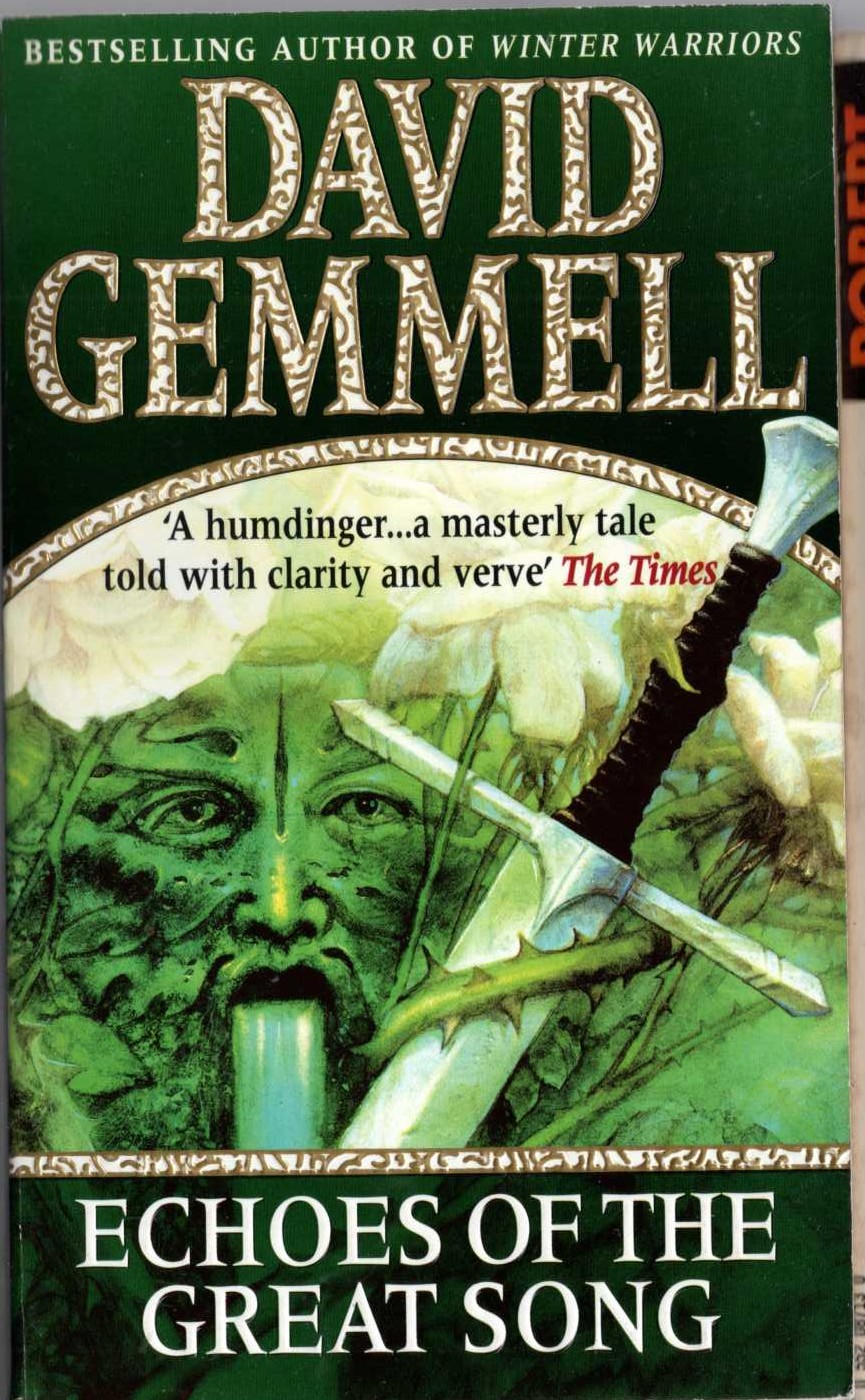 David Gemmell  ECHOES OF THE GREAT SONG front book cover image
